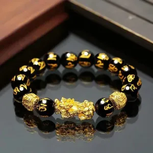 Obsidian Pixiu Wealth Bracelet Fortune and Luck for Everyone