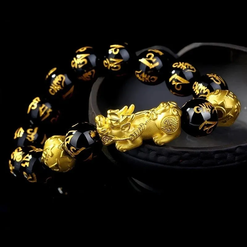 Obsidian Pixiu Wealth Bracelet Fortune and Luck for Everyone