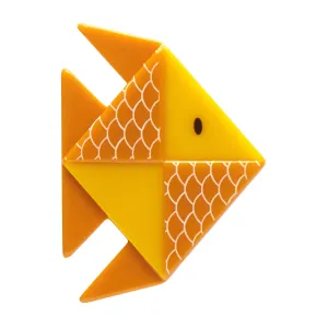 Origami Collection The Memorable Goldfish Brooch