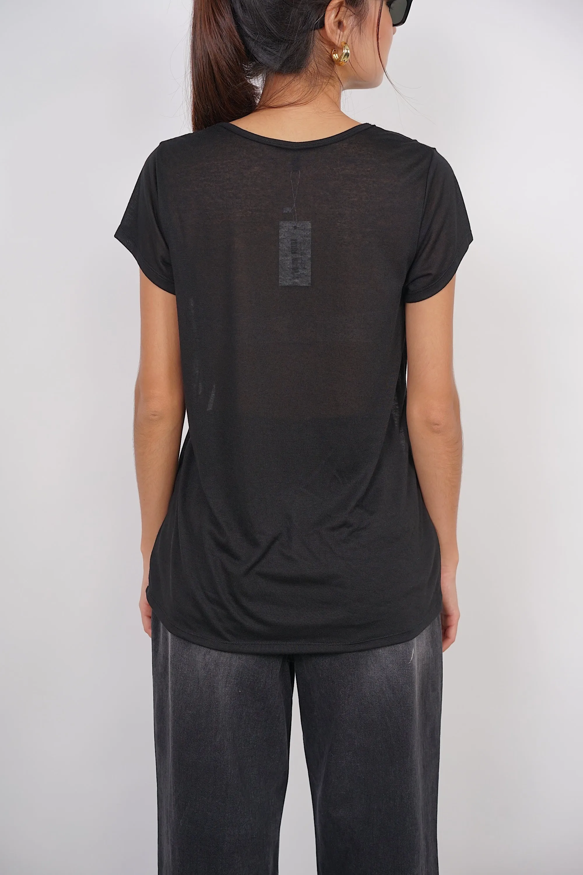 Oversized Tee in Black