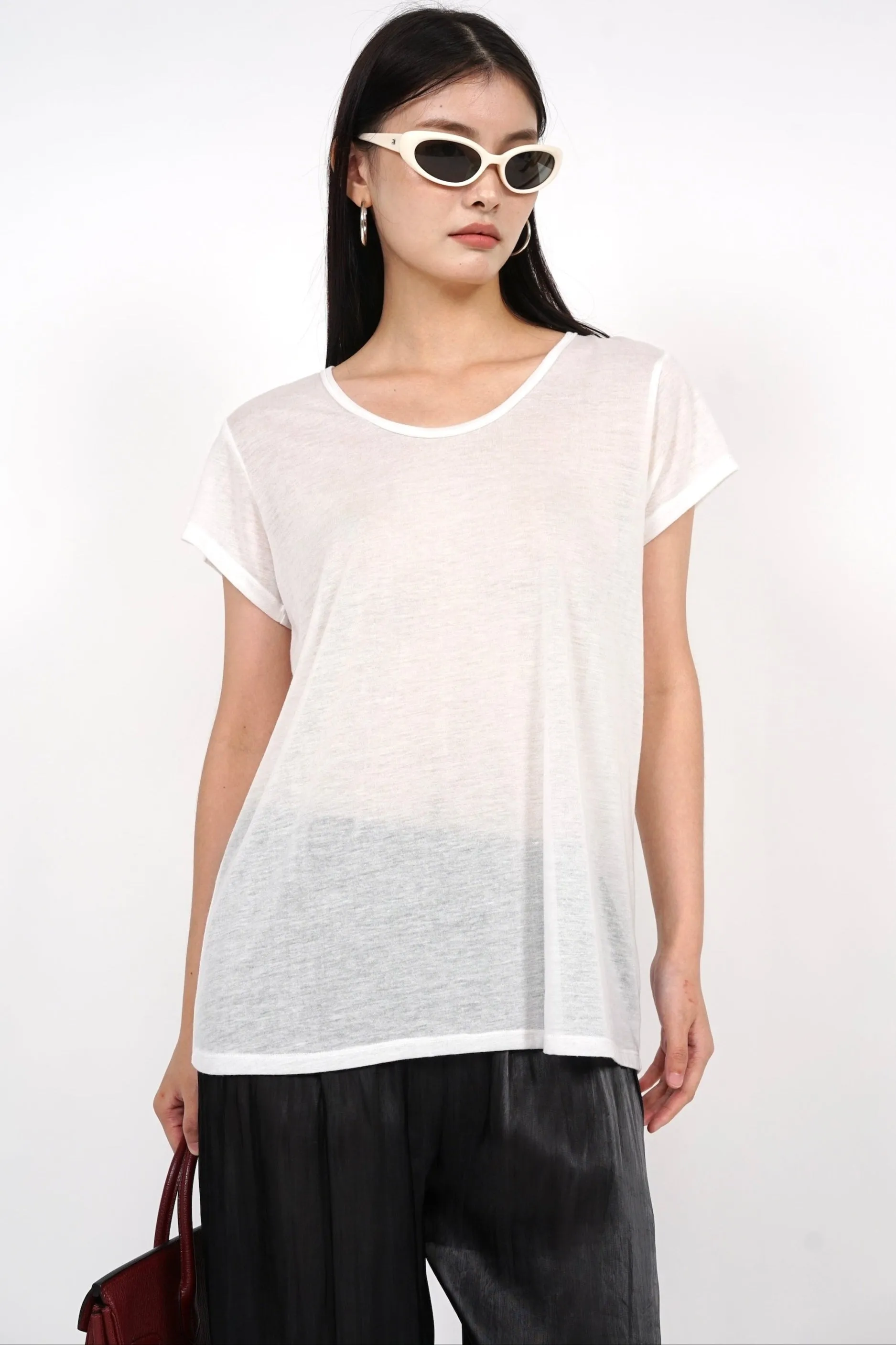 Oversized Tee in White