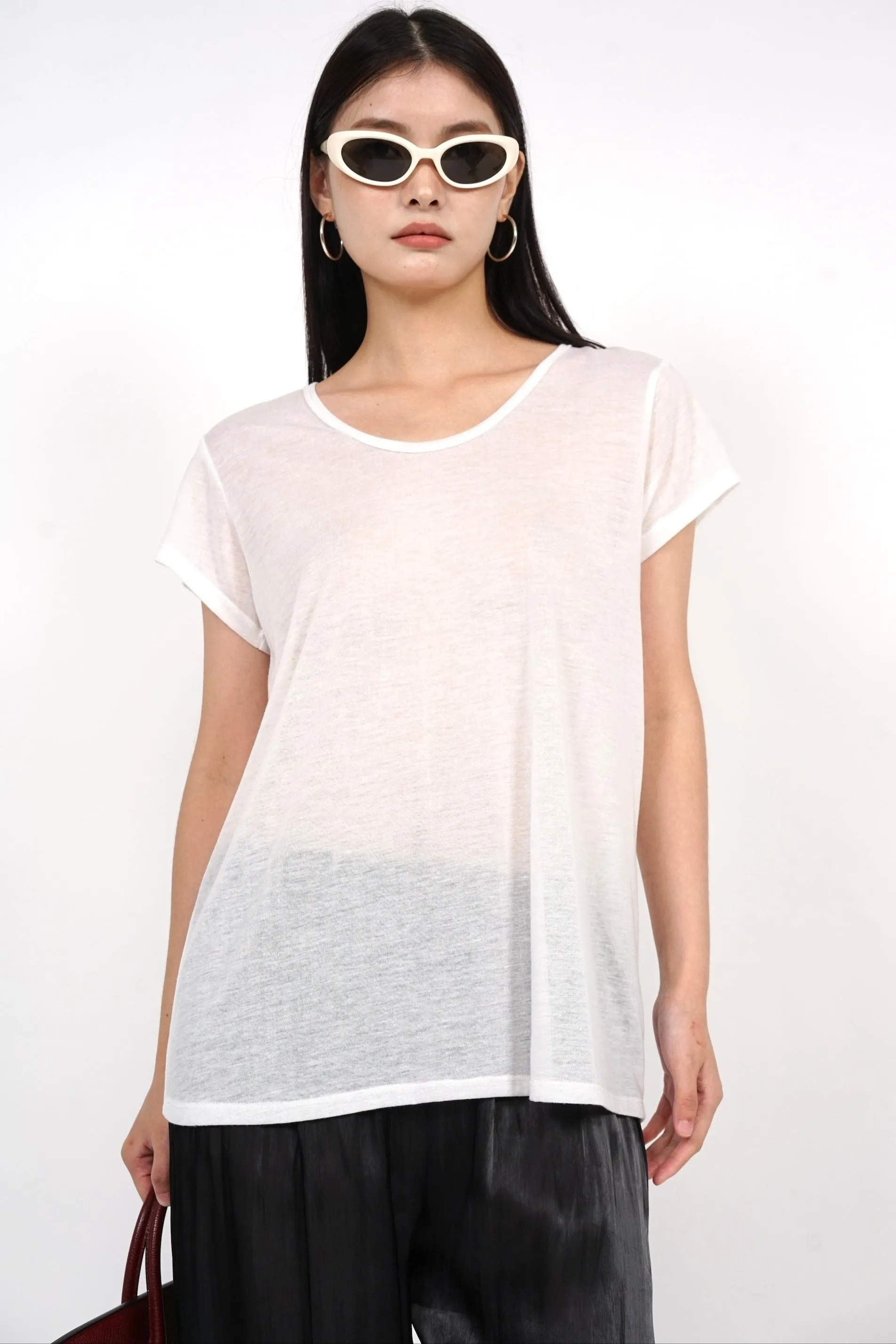 Oversized Tee in White