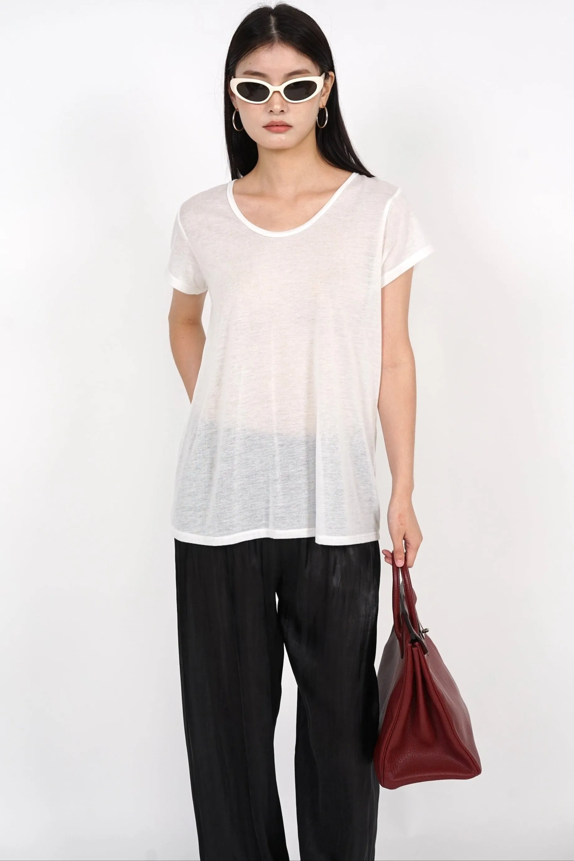 Oversized Tee in White