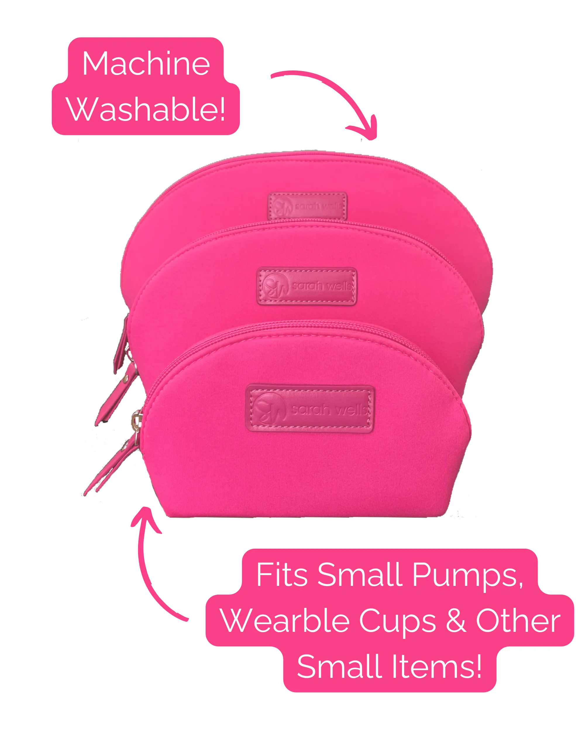 PackSWell Breast Pump Accessory Organizer Bags