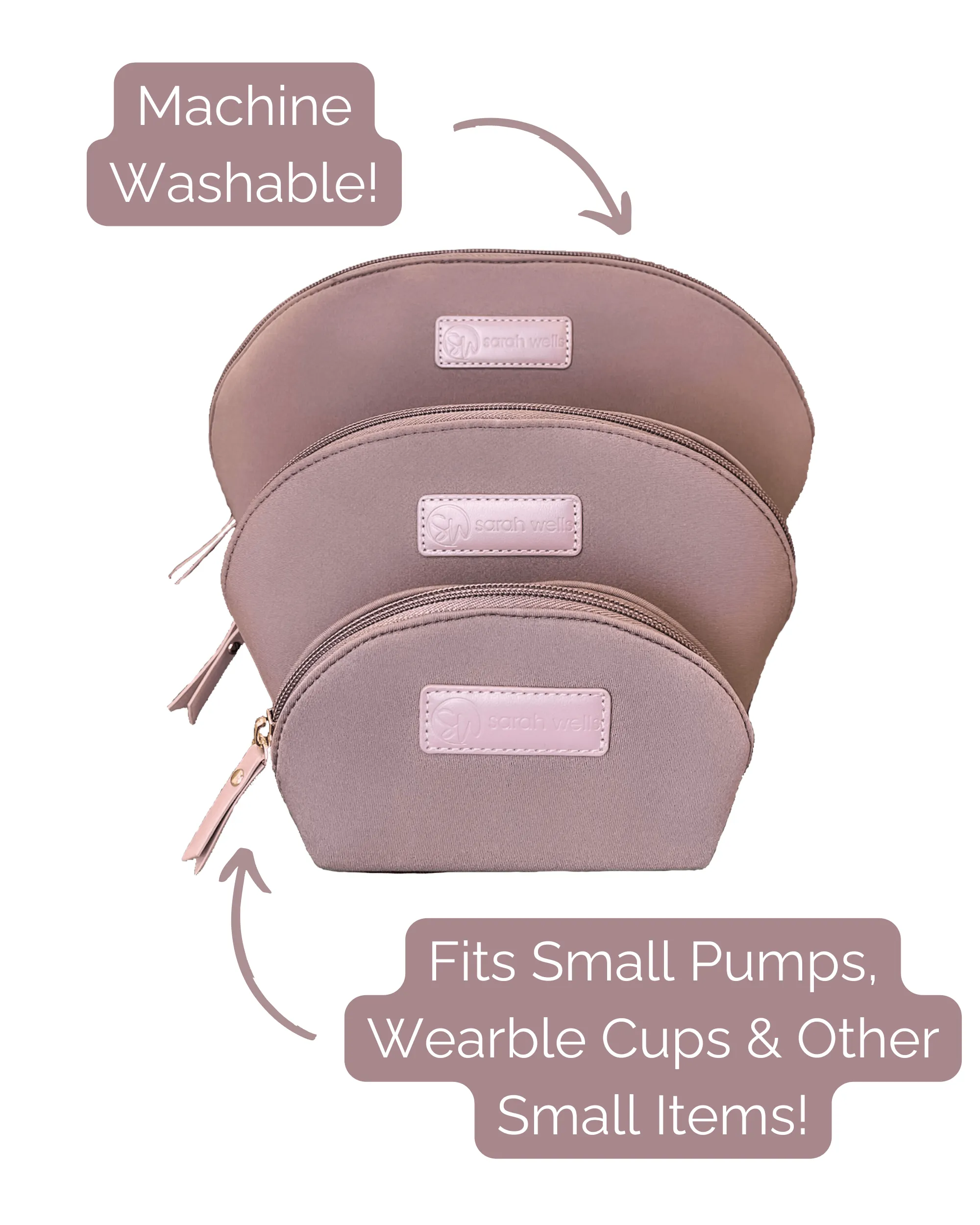 PackSWell Breast Pump Accessory Organizer Bags