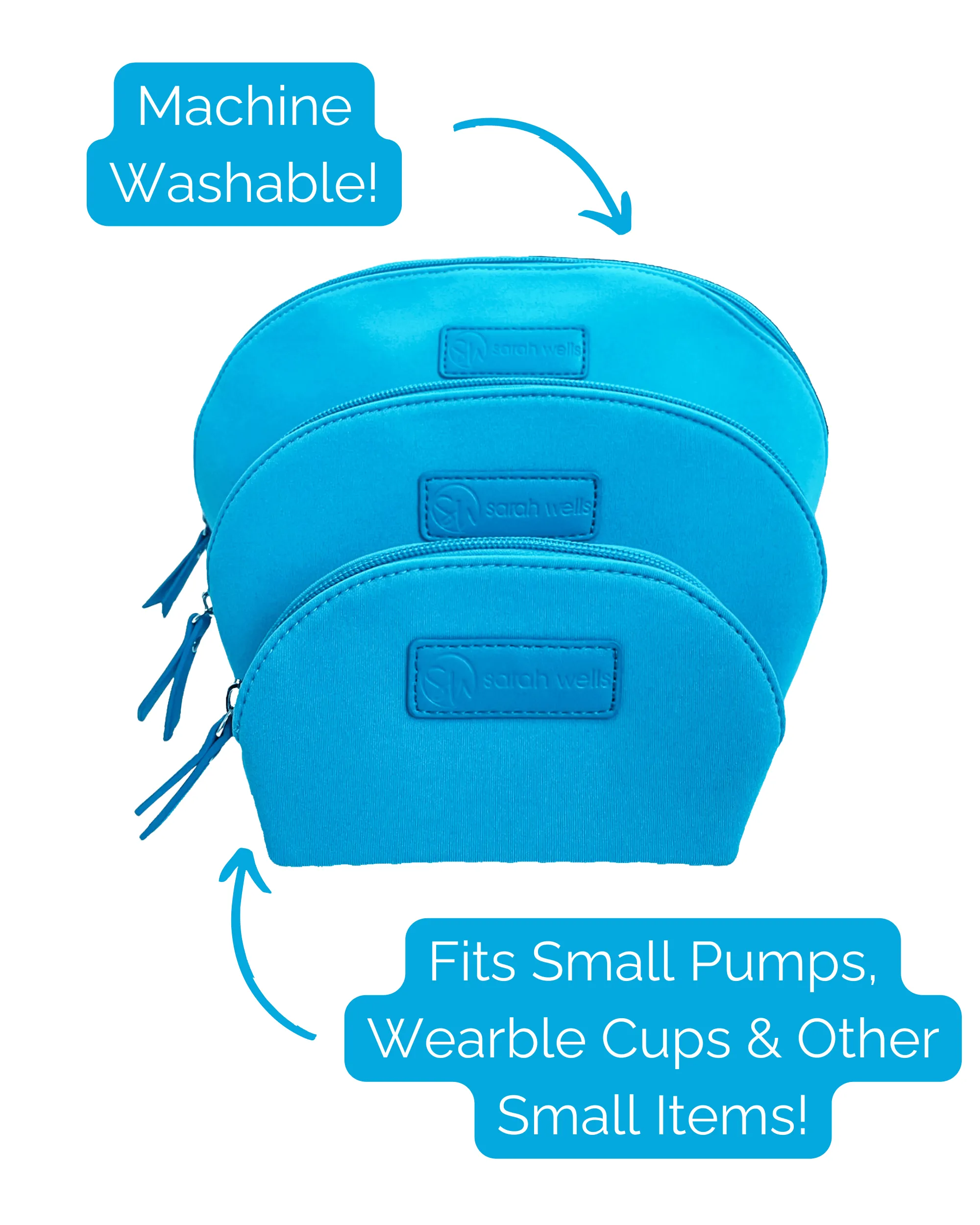 PackSWell Breast Pump Accessory Organizer Bags
