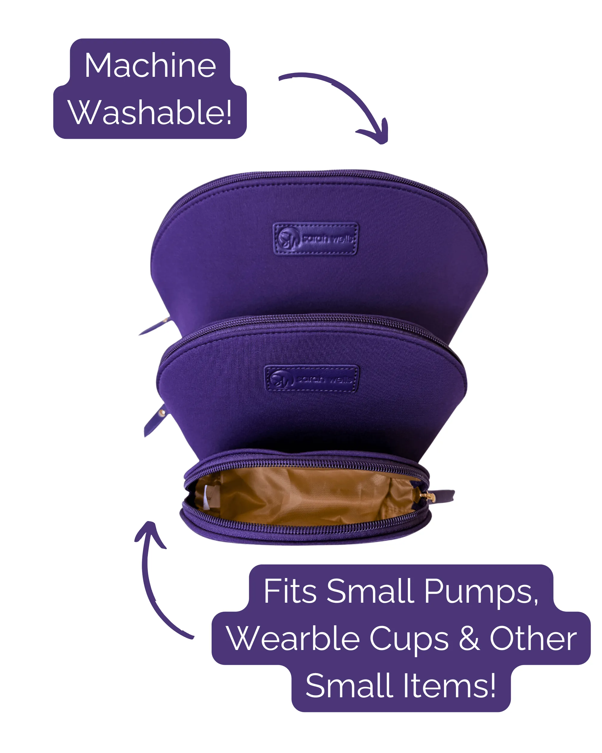 PackSWell Breast Pump Accessory Organizer Bags