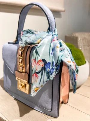 Pastel Print Hand Bag