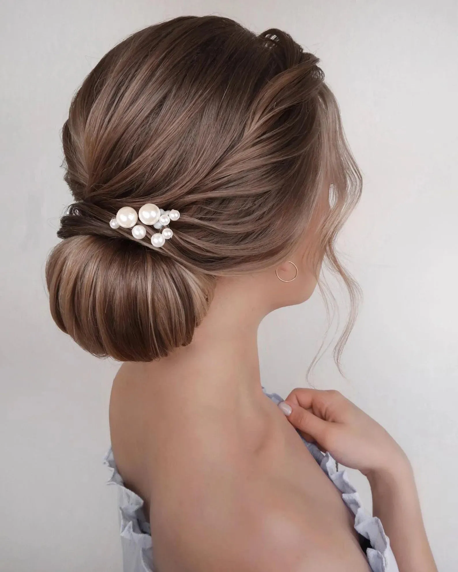 Pearls hair pins - Erin