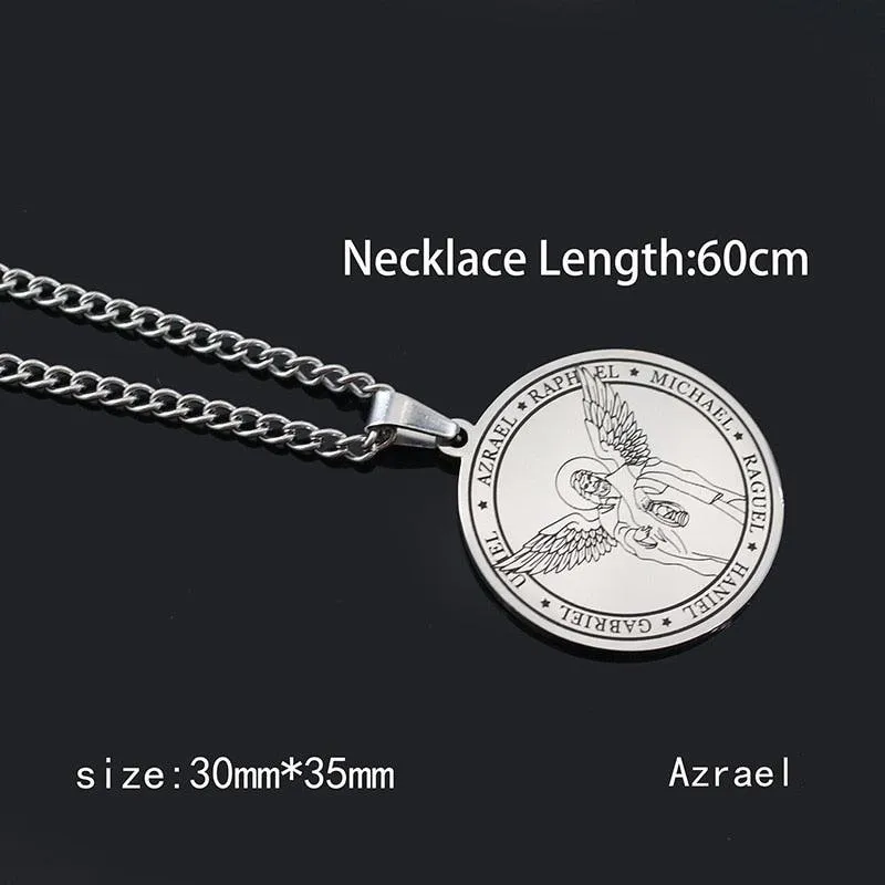 Pentagram Pendant Necklace - Archangels