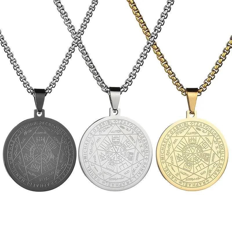 Pentagram Pendant Necklace - Archangels