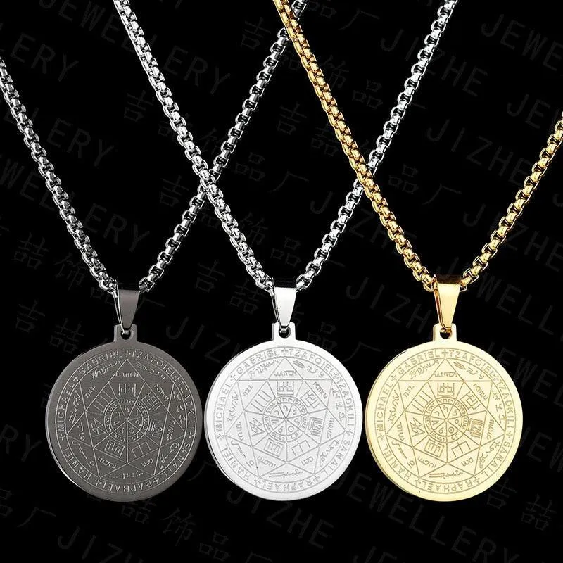 Pentagram Pendant Necklace - Archangels
