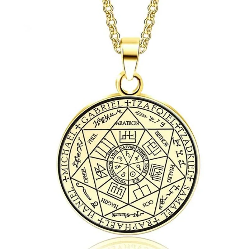 Pentagram Pendant Necklace - Archangels