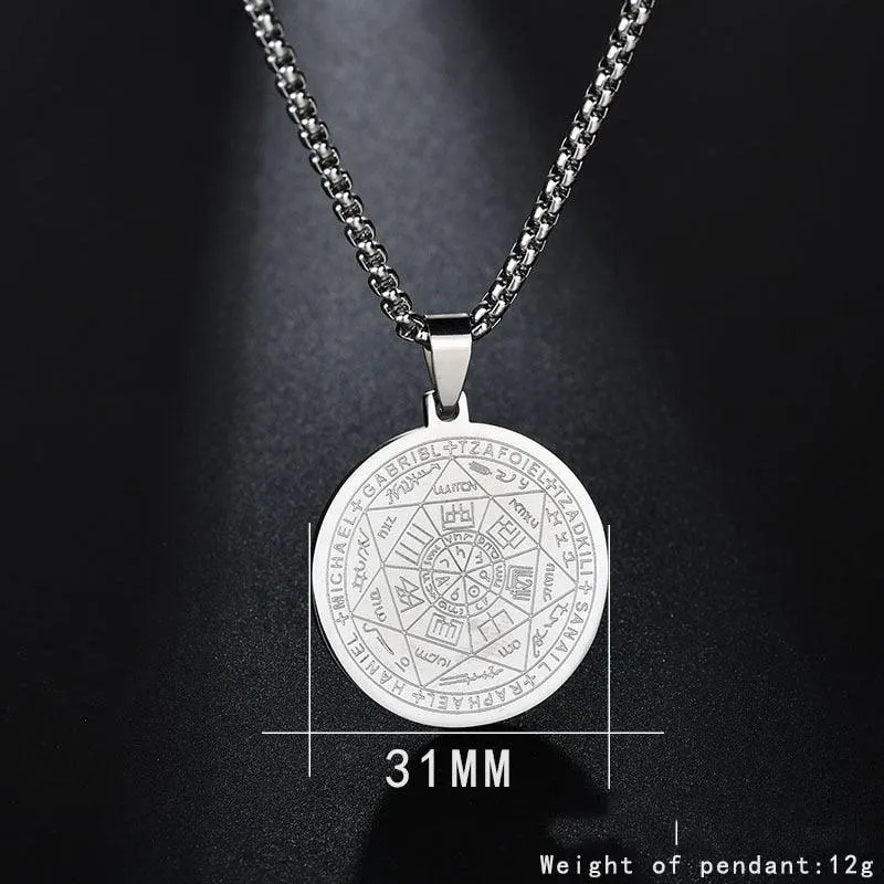 Pentagram Pendant Necklace - Archangels