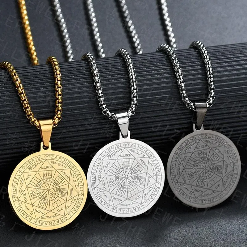Pentagram Pendant Necklace - Archangels