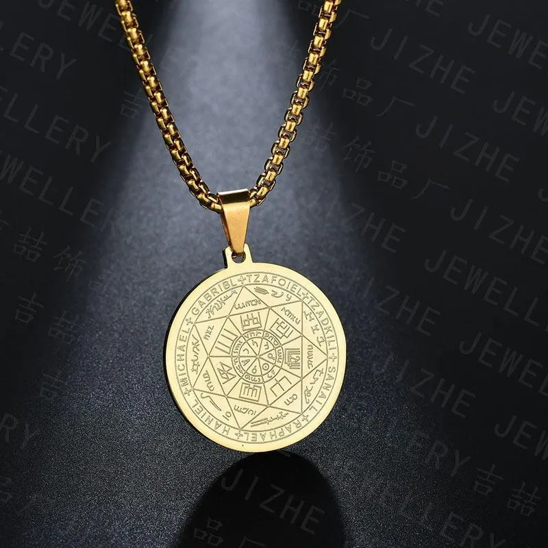 Pentagram Pendant Necklace - Archangels