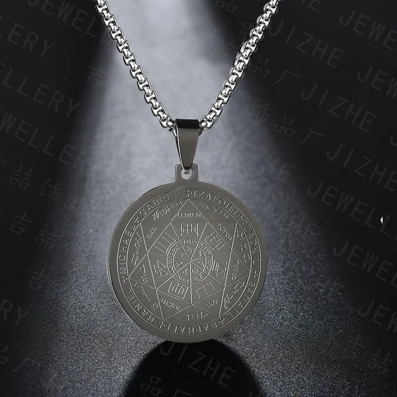 Pentagram Pendant Necklace - Archangels