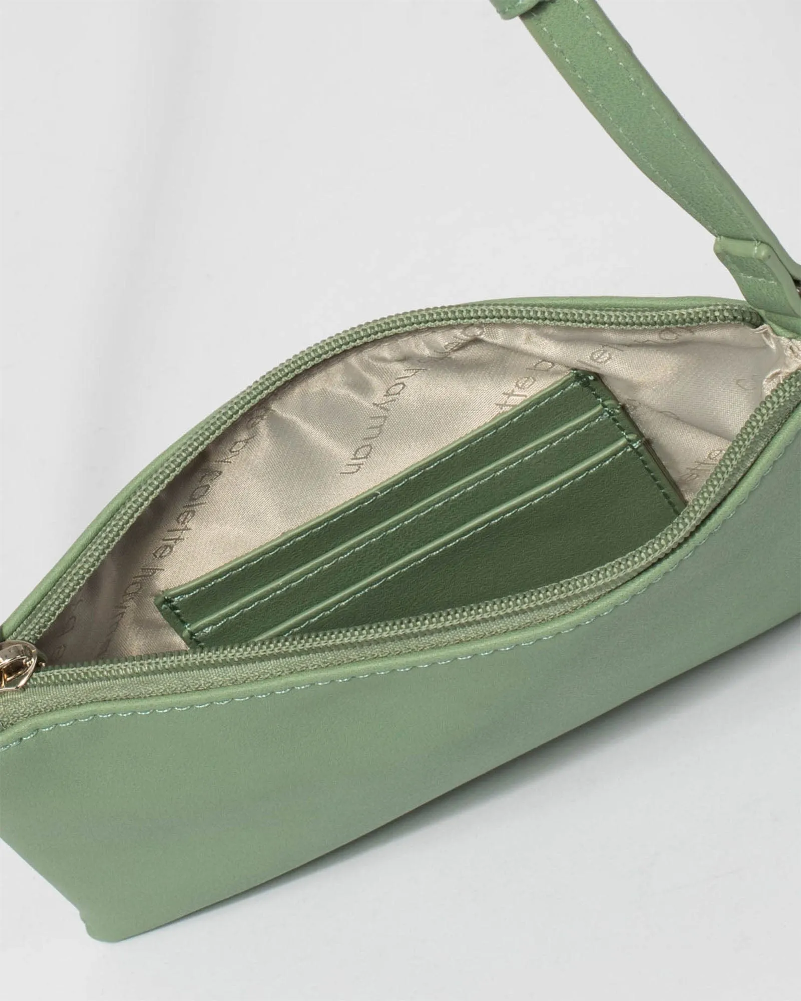 Peta Green Crossbody Bag