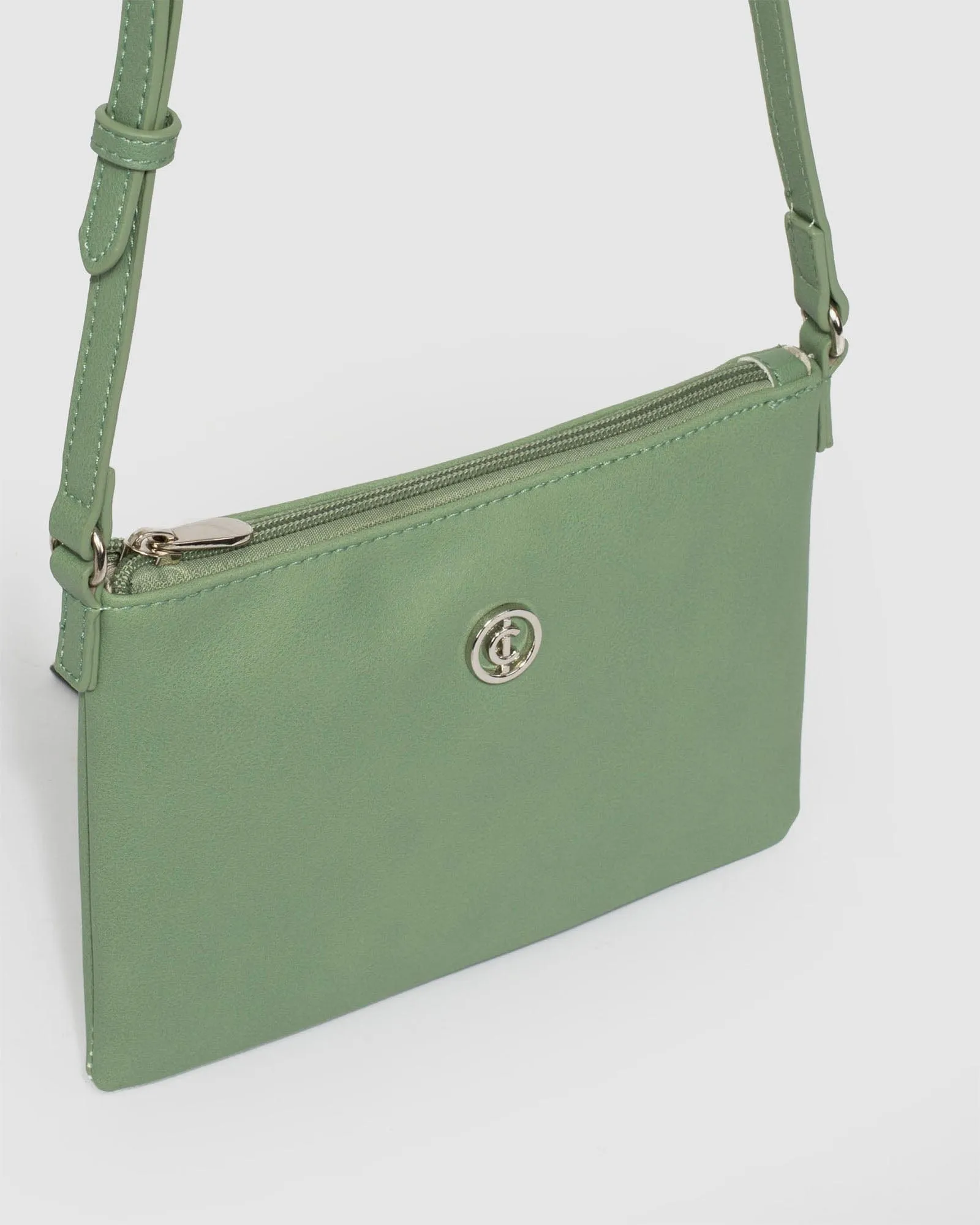 Peta Green Crossbody Bag