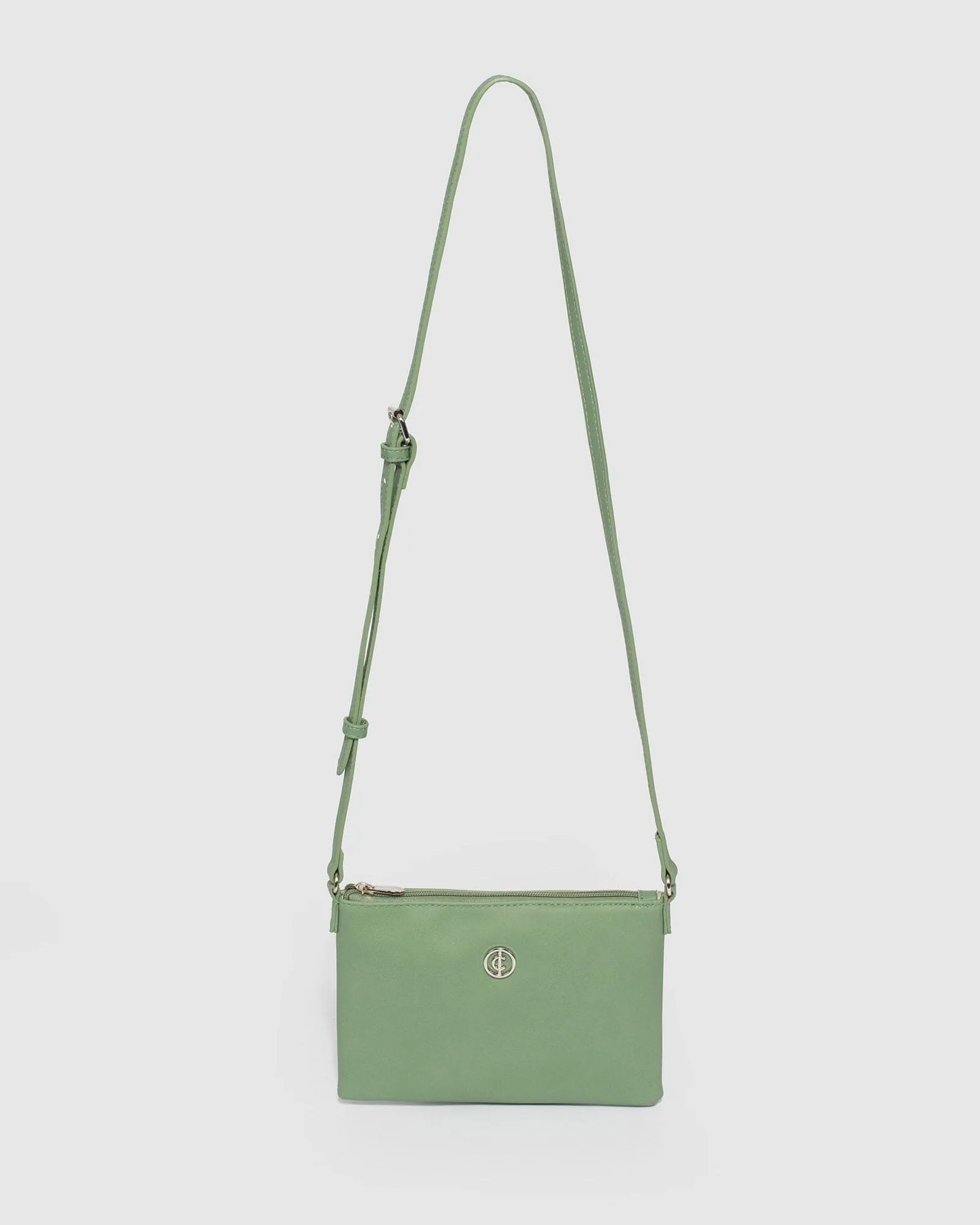 Peta Green Crossbody Bag