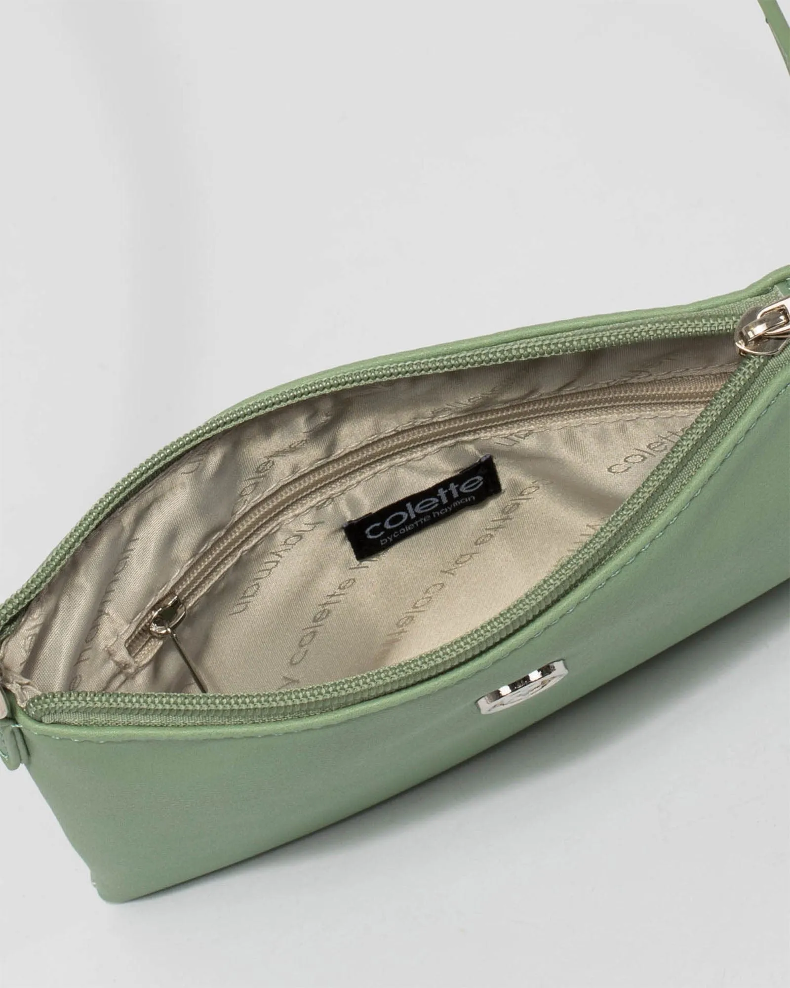 Peta Green Crossbody Bag