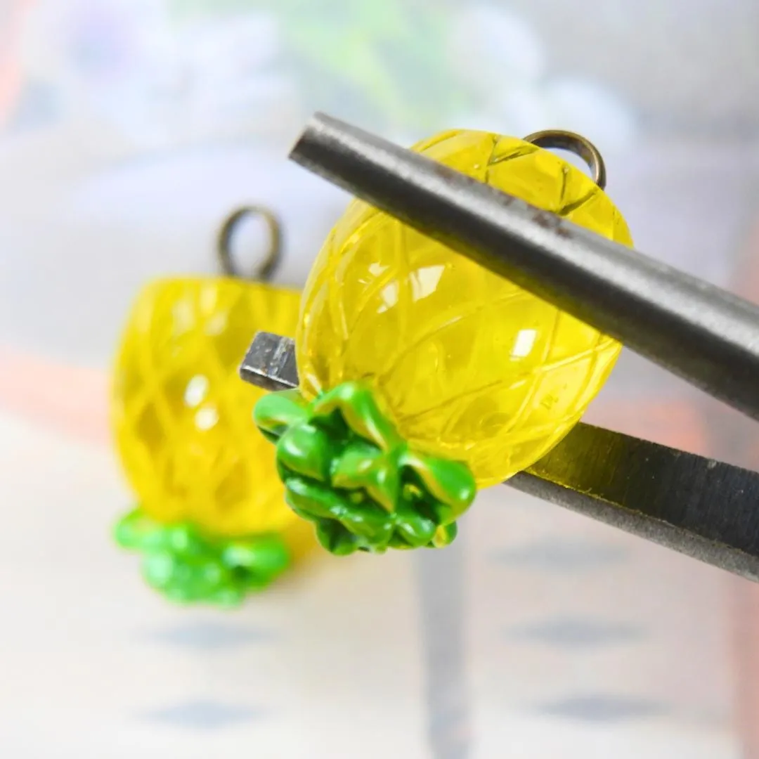 Pineapple fruit charms