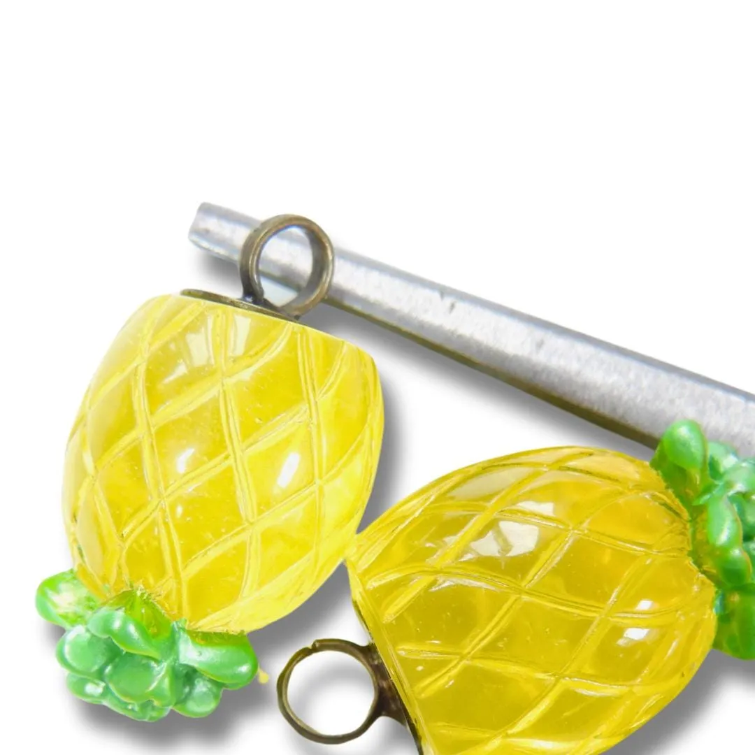 Pineapple fruit charms