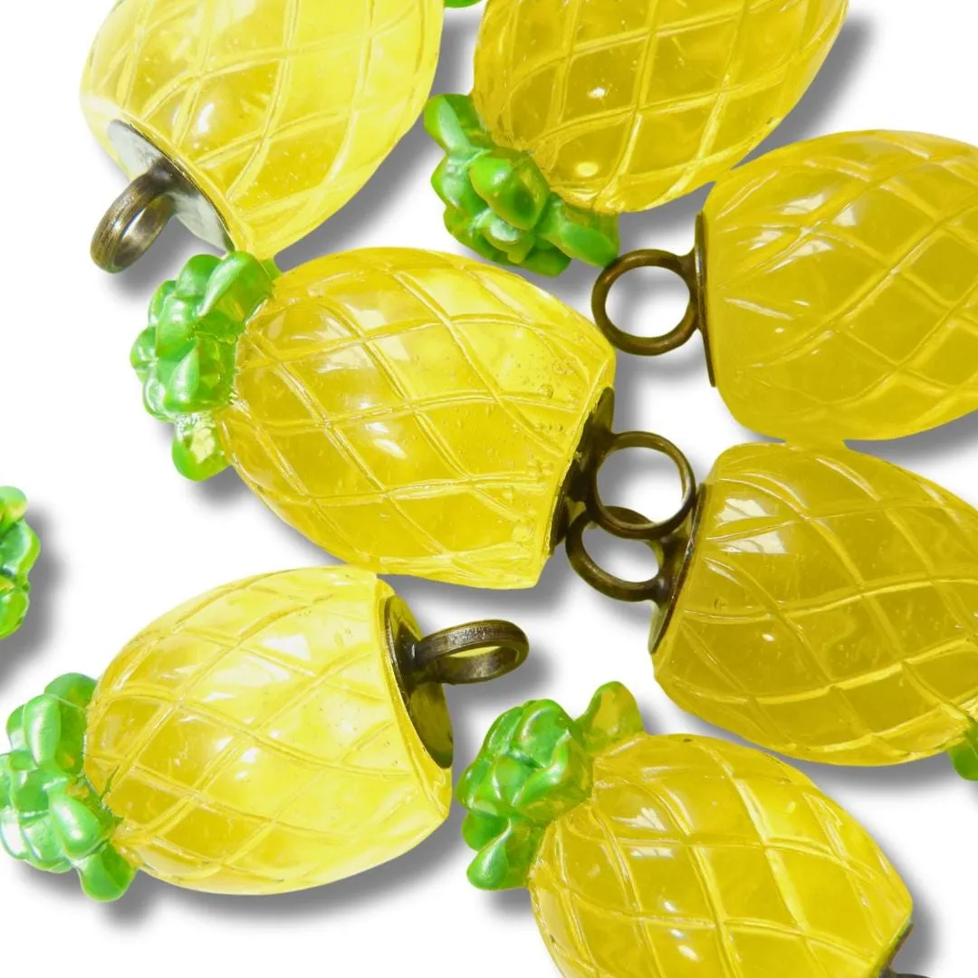 Pineapple fruit charms