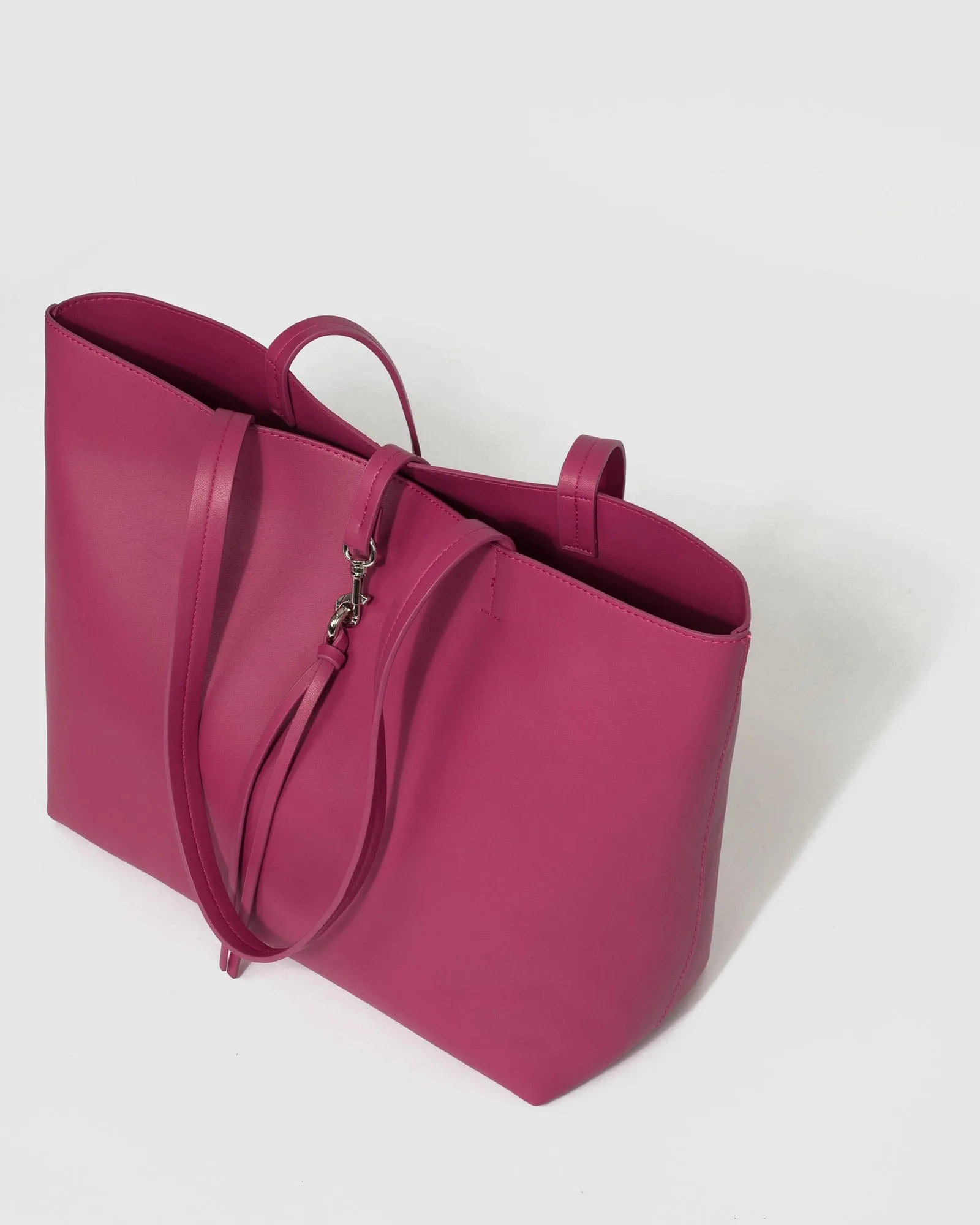 Pink Olexa Tassel Tote Bag