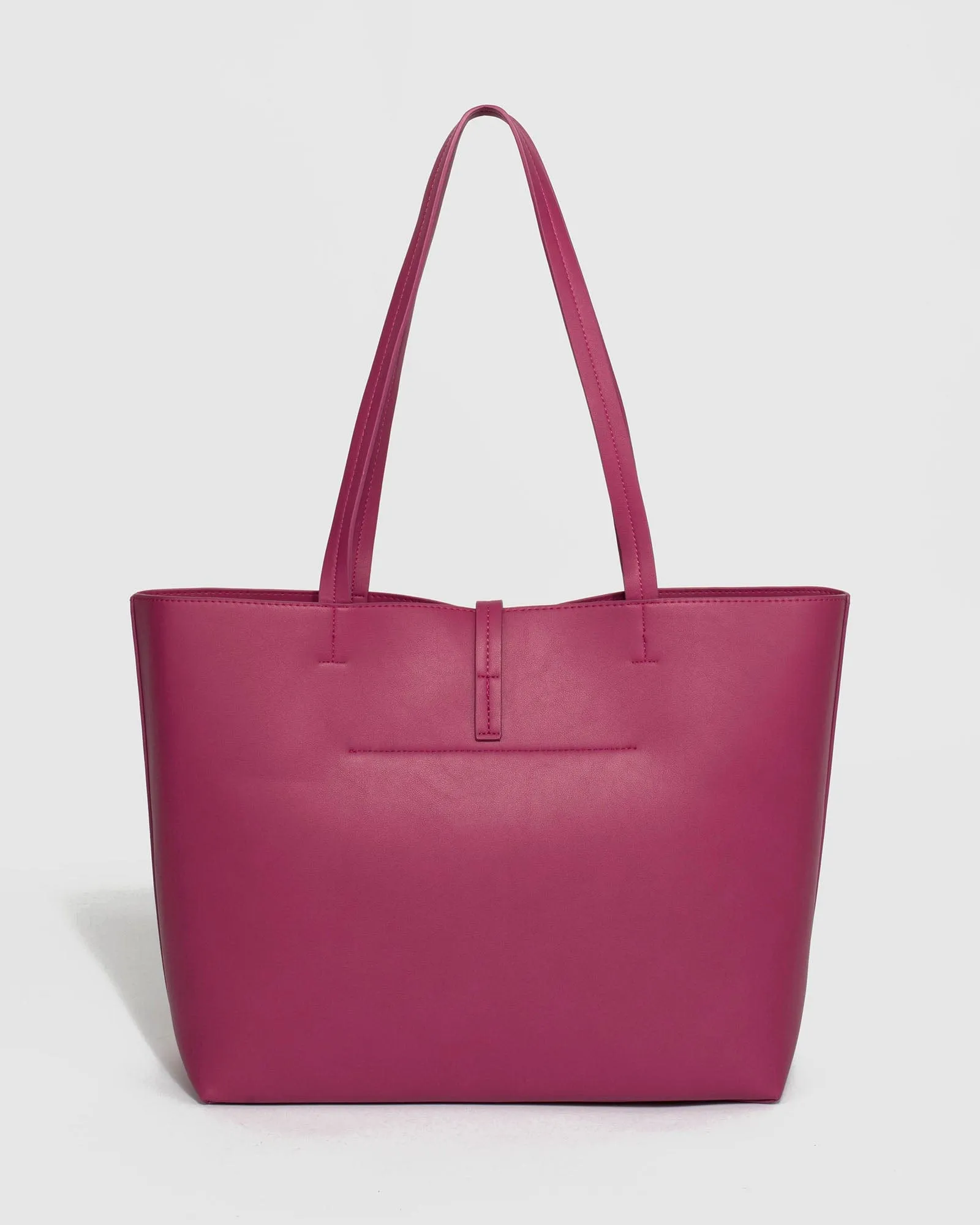 Pink Olexa Tassel Tote Bag