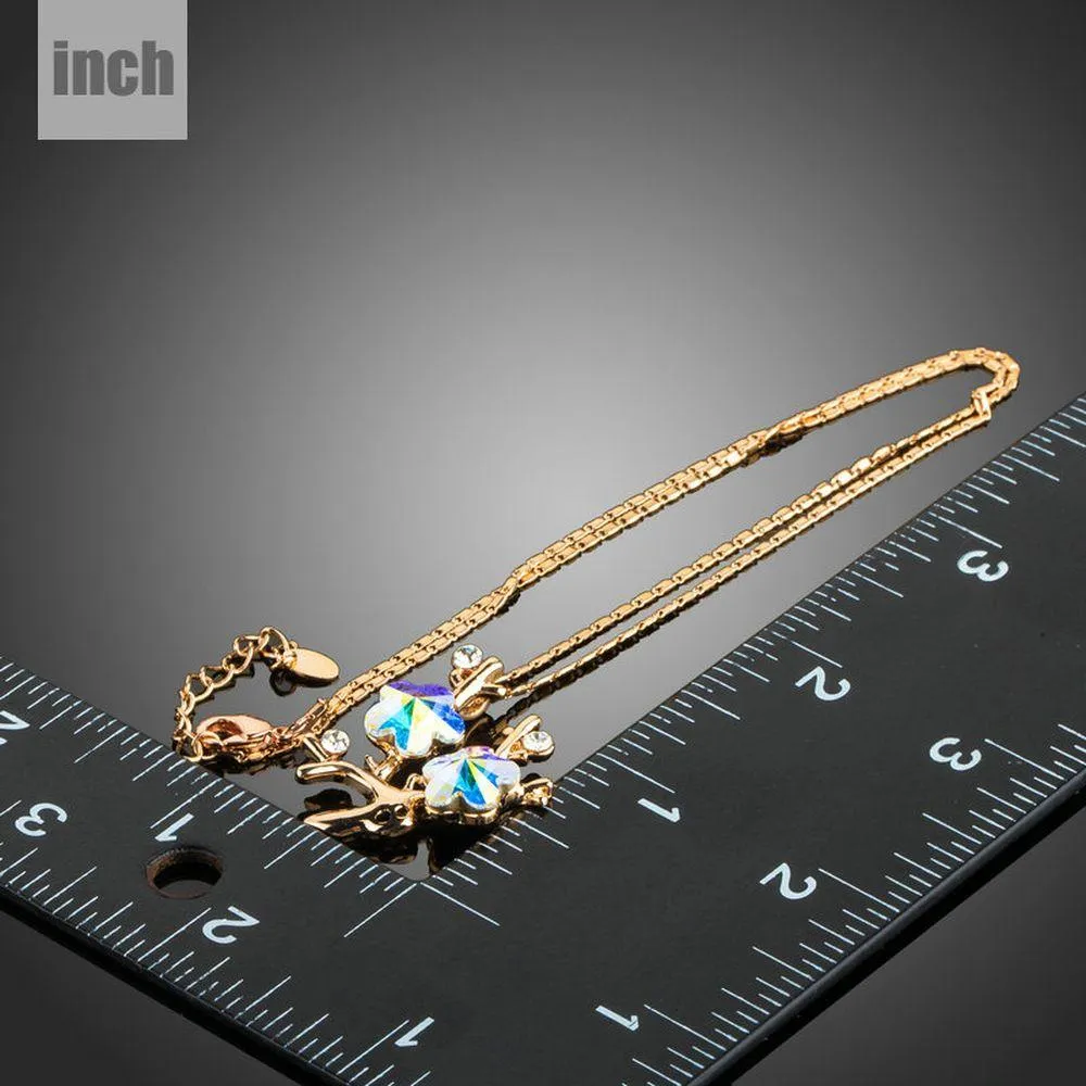 Plum Flowers Branch Necklace KPN0186