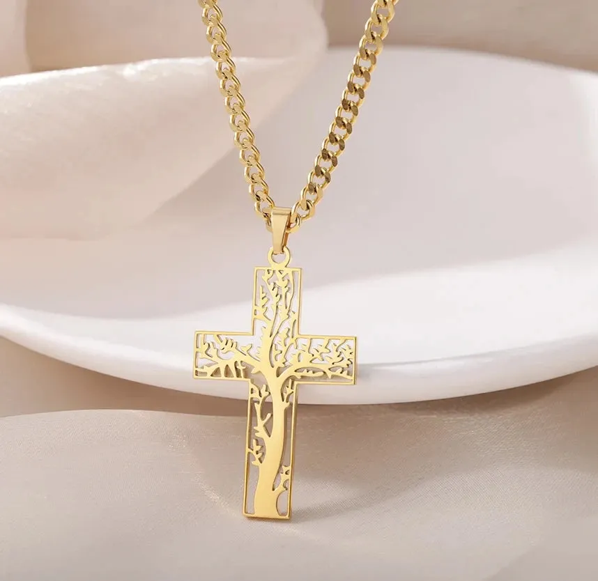 Punk Gold Heart Pendant Necklace for Women Y2K Choker