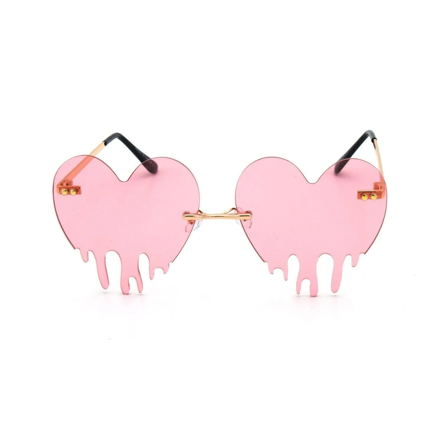 "Melting Heart" Plastic Sunglasses