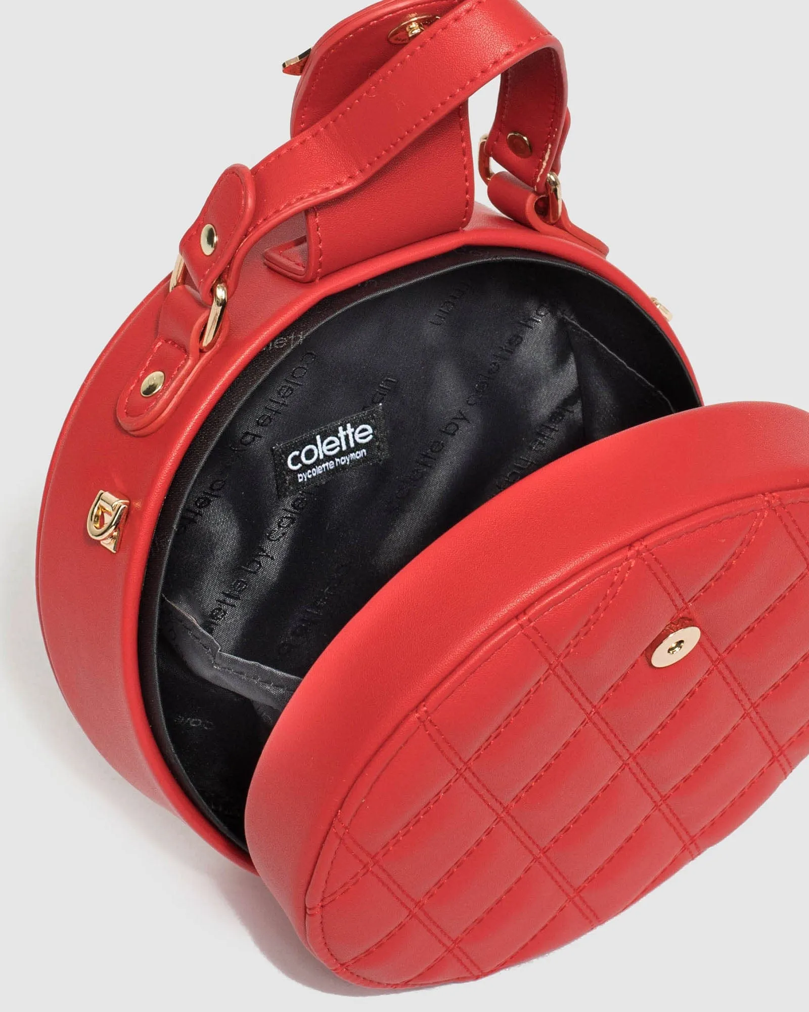 Red Marina Quilted Bee Bag