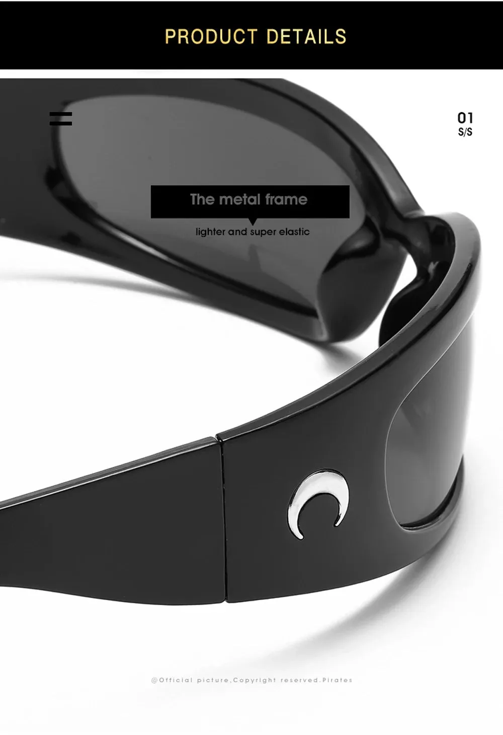 Retro Moon Sunglasses  Classic Luxury UV400 Shades for Men & Women