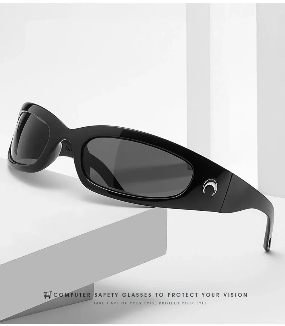 Retro Moon Sunglasses  Classic Luxury UV400 Shades for Men & Women