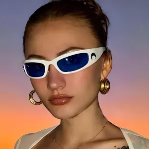 Retro Moon Sunglasses  Classic Luxury UV400 Shades for Men & Women