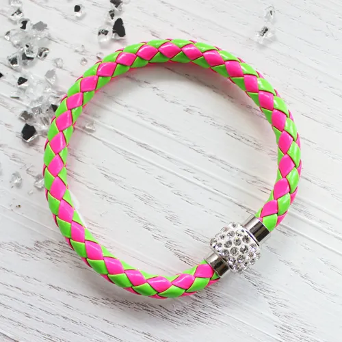 Rosy Apple Harlequin Bracelet