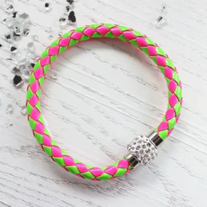 Rosy Apple Harlequin Bracelet