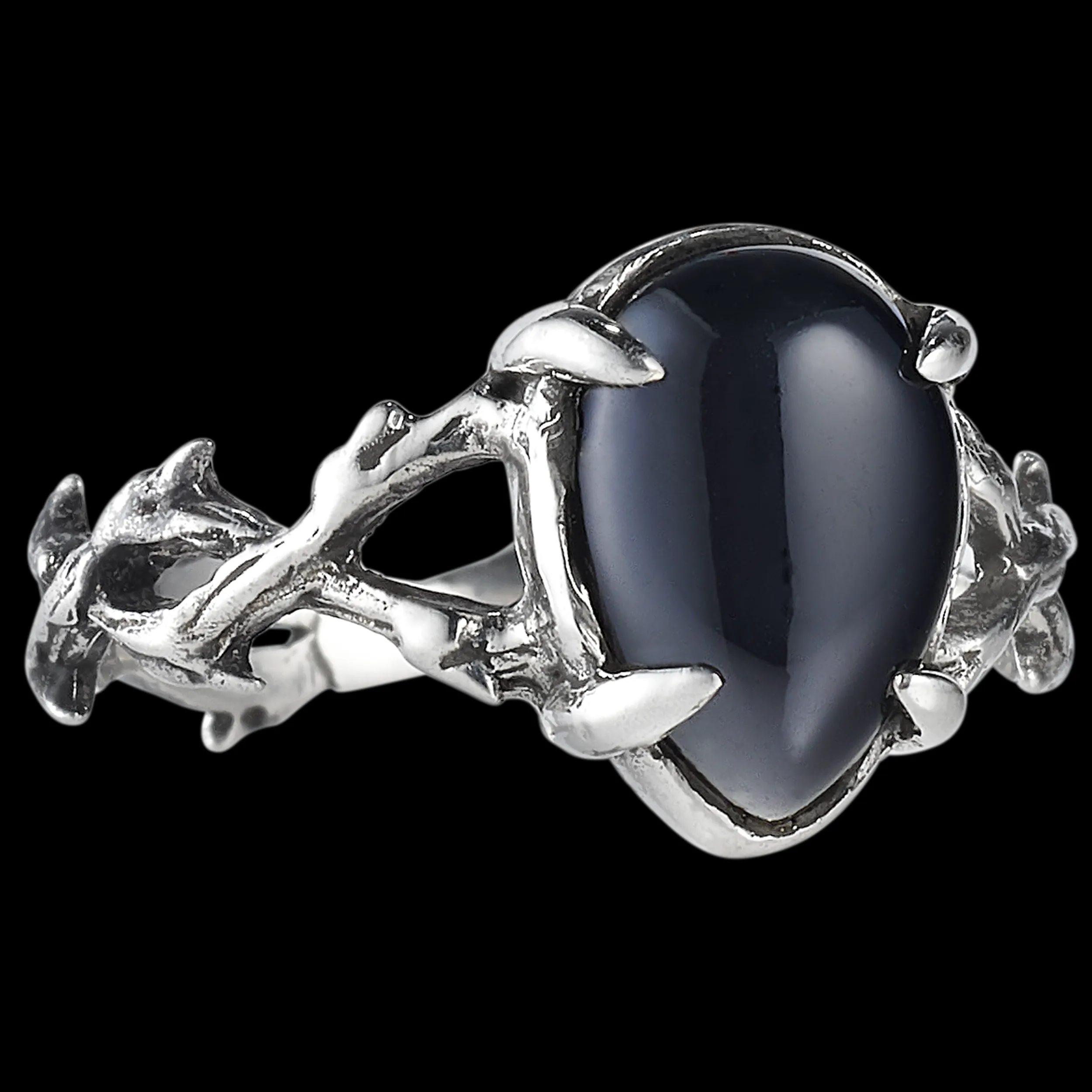 Running With The Wolves Black Branch Thorn Ring