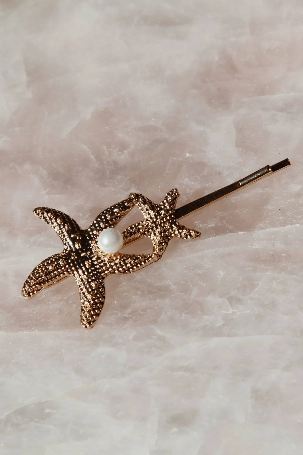 Seashell and Twin Starfish Bobby Pin 3PCS Set