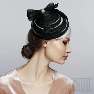 Sinamay Fascinator Headband with Bow