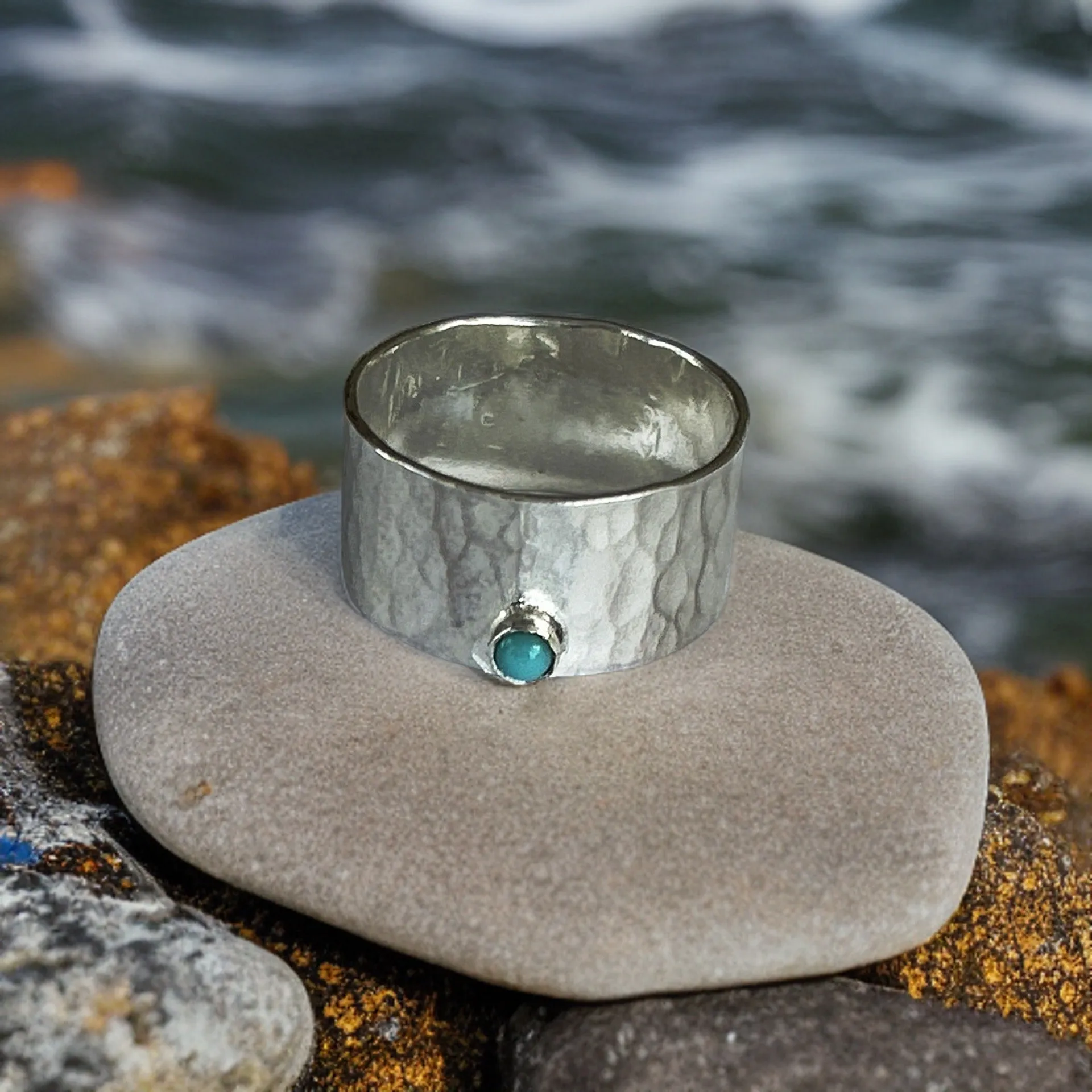 Sterling Silver Ring With Turquoise