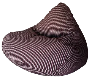 Striped Bean Bag In Purple