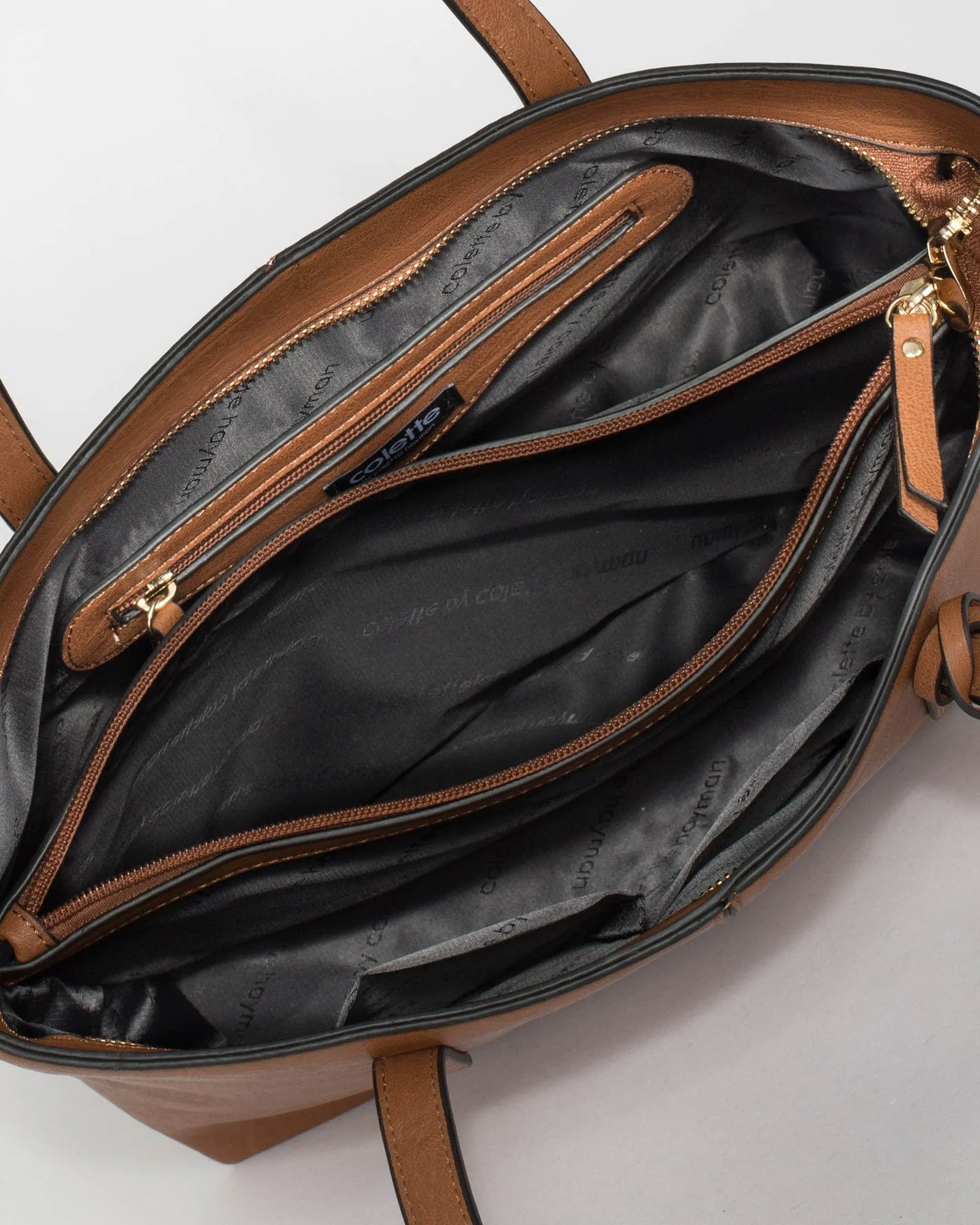 Tan Yesenia Tassel Tote Bag