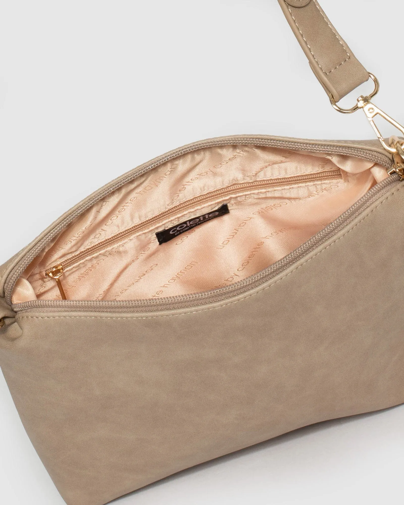Taupe Camila Slouch Bag