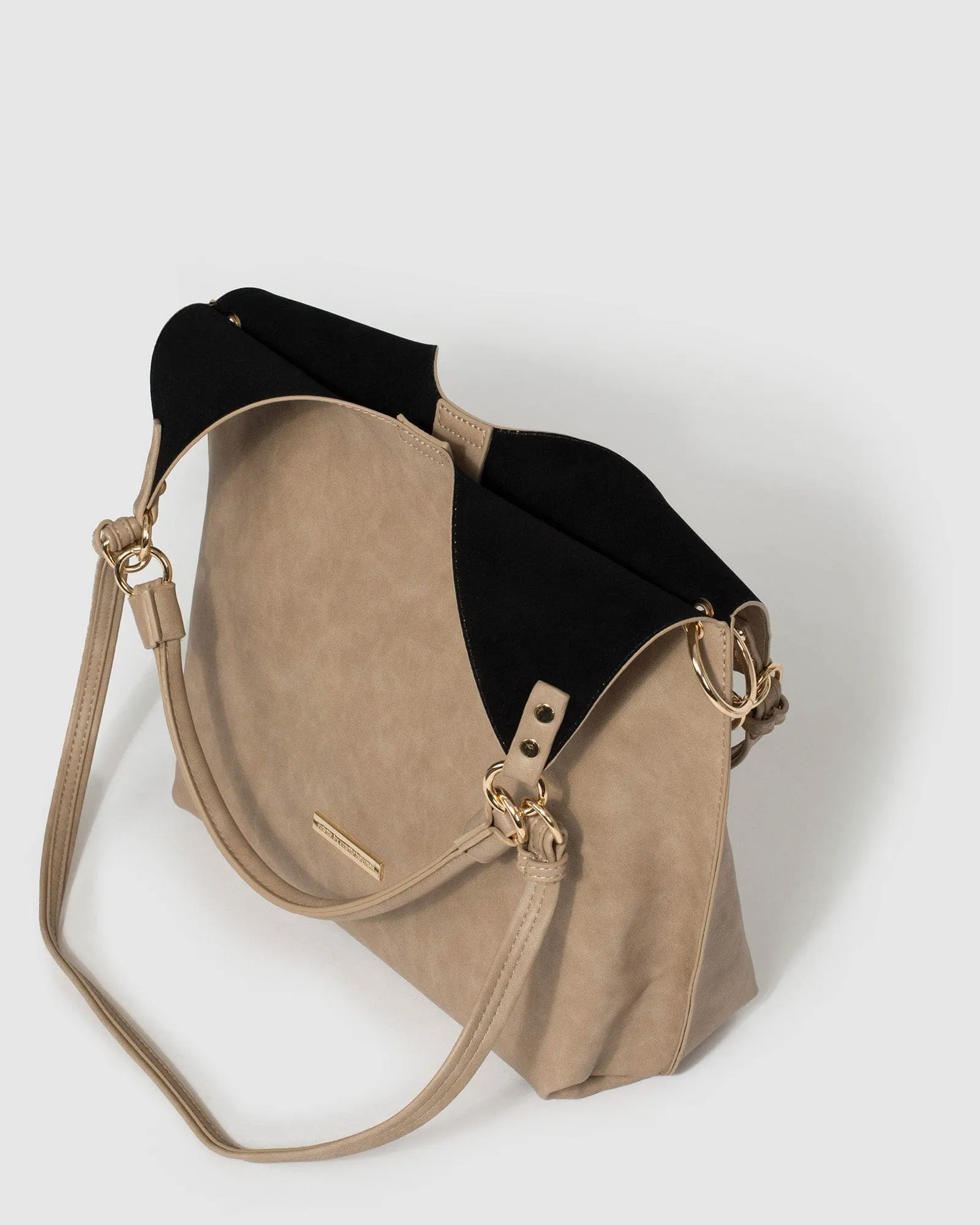 Taupe Camila Slouch Bag