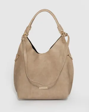 Taupe Camila Slouch Bag