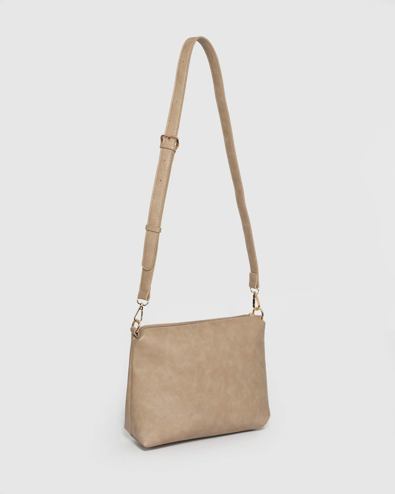 Taupe Camila Slouch Bag