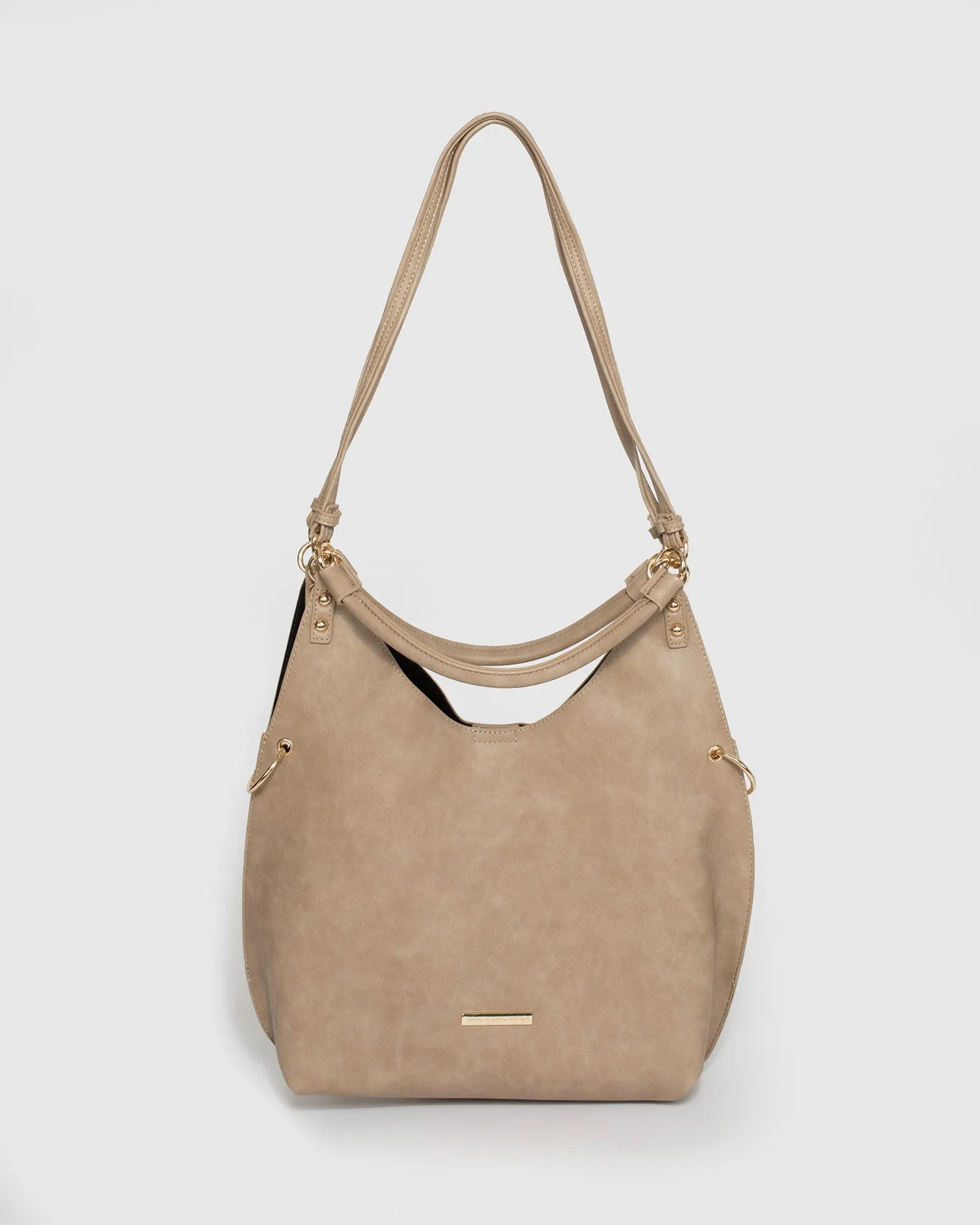Taupe Camila Slouch Bag